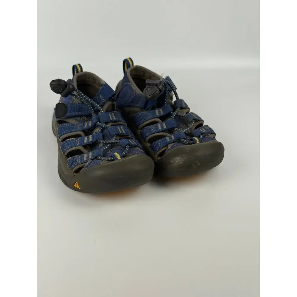Keen Little Boy Newport H2 Walking Waterproof Sandals Size US10 EU27.5 Blue